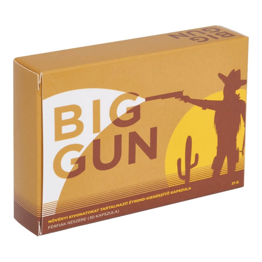 Big Gun - étrendkiegészítő kapszula férfiaknak (30 db) kép