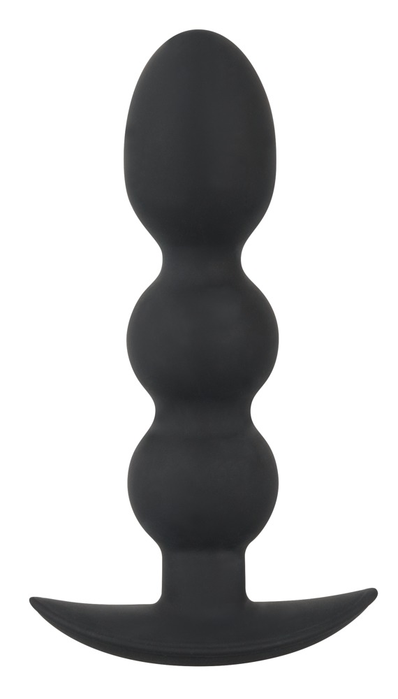 Black Velvet Heavy - 145g-os gömbös anál dildó (fekete) kép