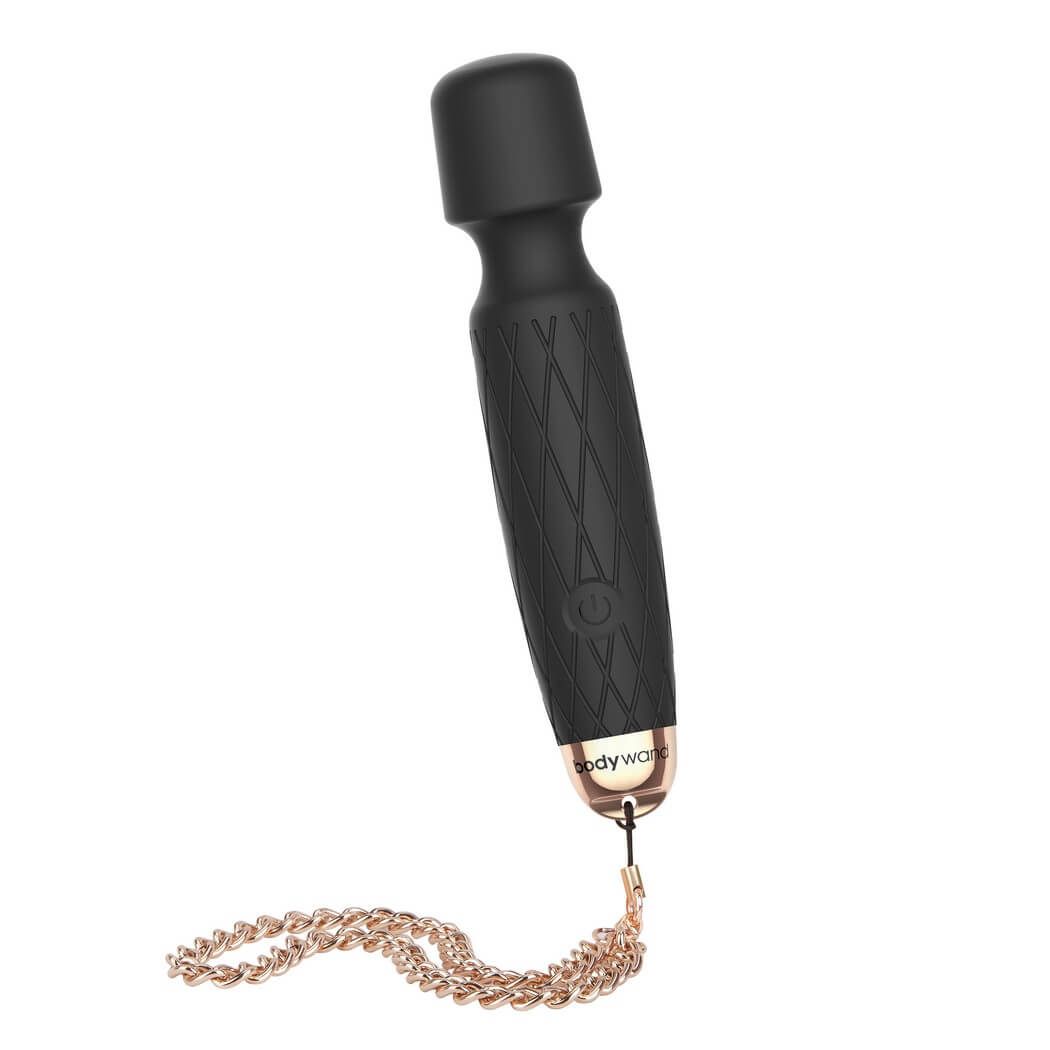 Bodywand Luxe - akkus, mini masszírozó vibrátor (fekete) kép