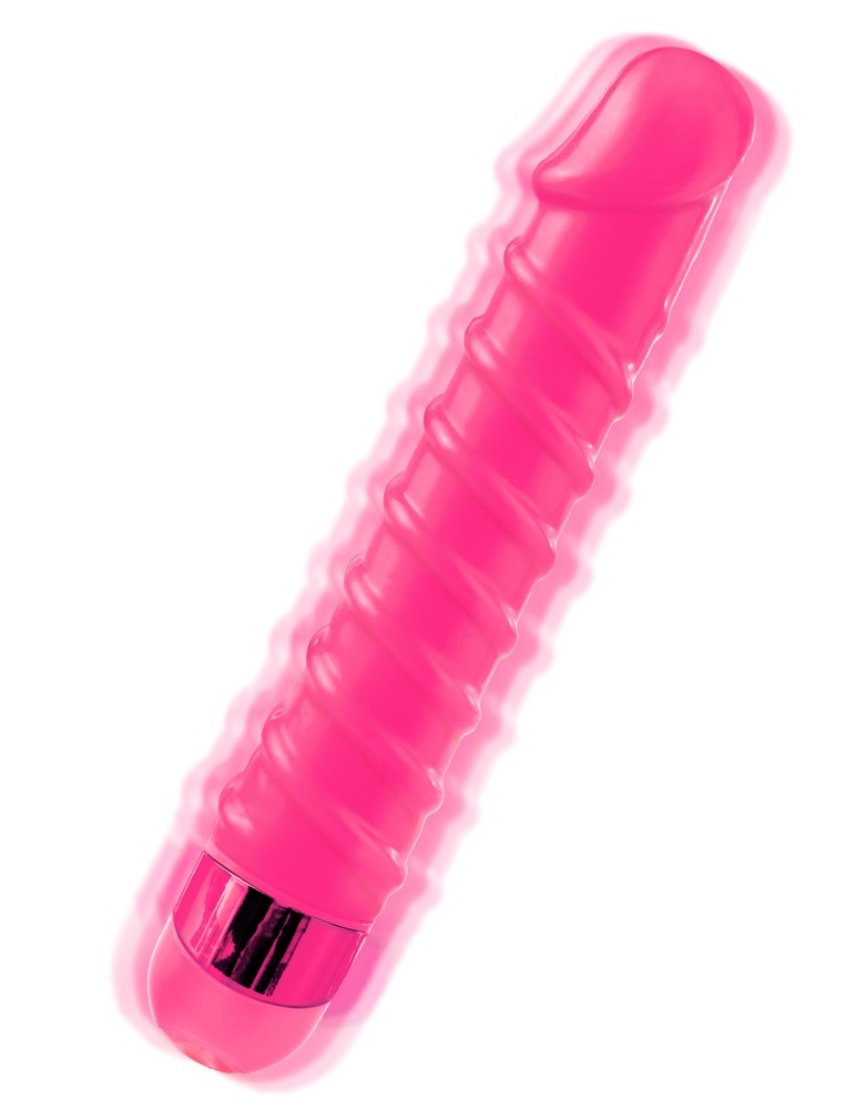 Classix Candy Twirl - szex-spirál műpénisz vibrátor (pink) Vibrátorok (rezgő vibrátor) kép