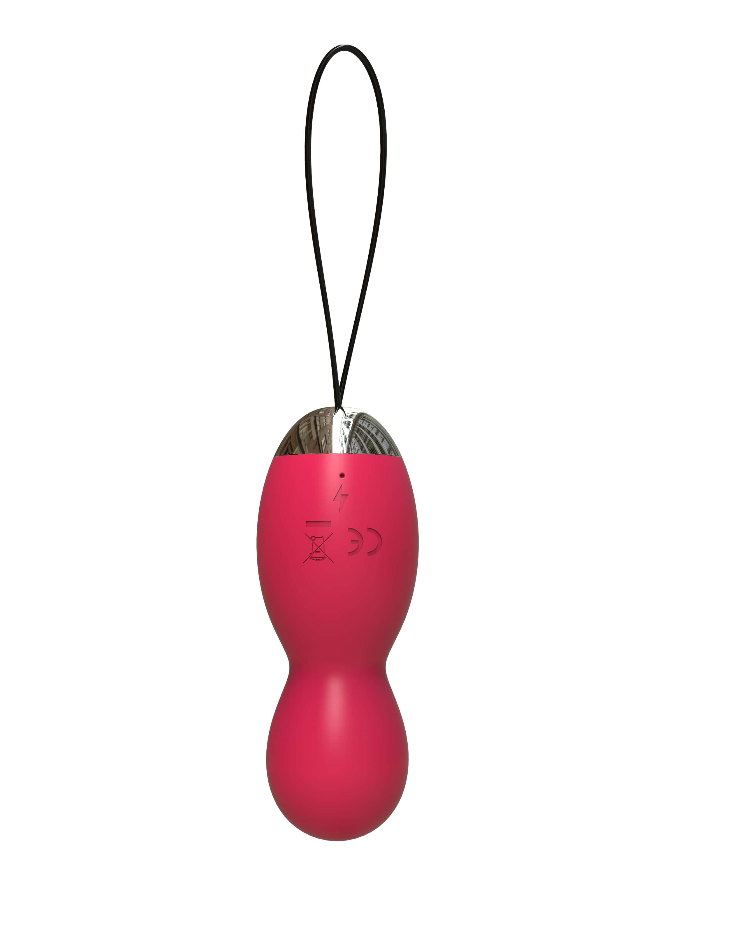 Cotoxo Krila - akkus, rádiós vibrációs tojás (piros) Kéjgolyók, tojás vibrátorok kép