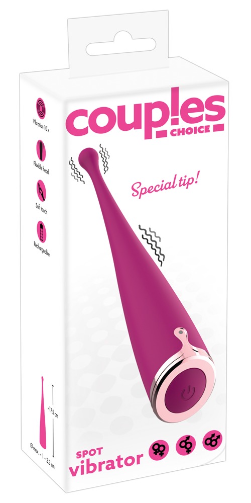 Couples Choice - akkus csiklóvibrátor (pink) kép