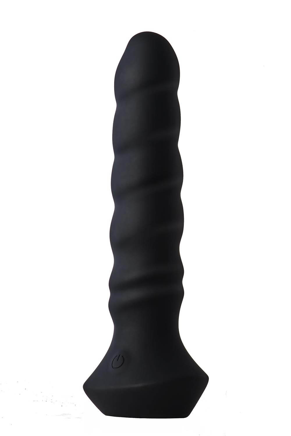 Dark Desires Regina - akkus, tekergő anál vibrátor (fekete) kép