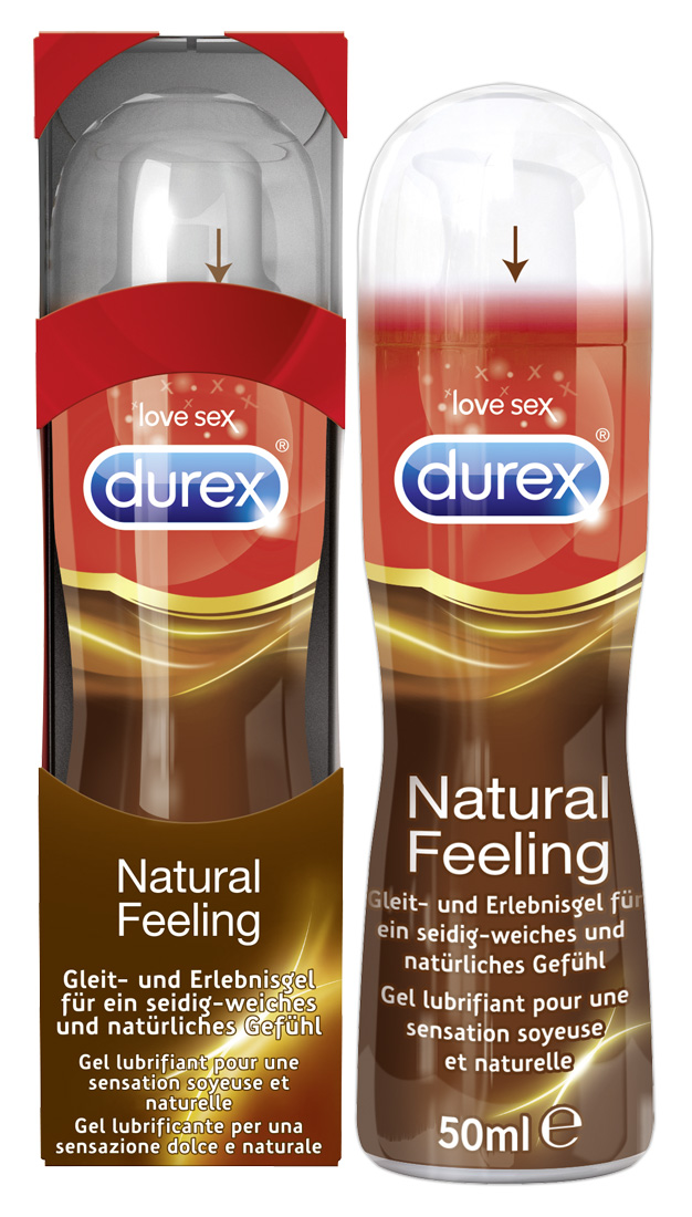 Durex Natural Feeling - szilikonos síkosító (50 ml) kép