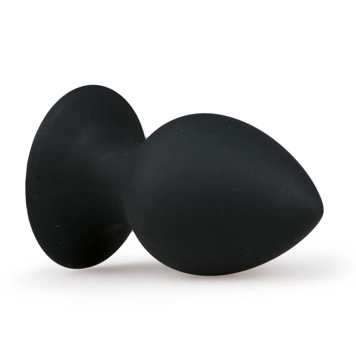 EasyToys Round Butt Plug XL - anál dildó (fekete) - extra nagy Dildó, vibrátor, butt-plug kép