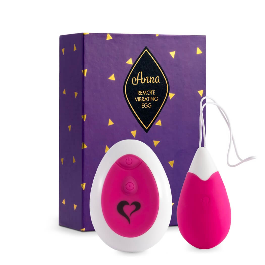 FEELZTOYS Anna - akkus, rádiós vibrációs tojás (pink) Kéjgolyók, tojás vibrátorok kép