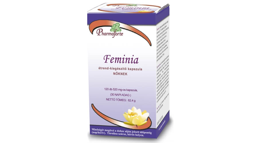 FEMINIA vitamin komplex nőknek kifejlesztve (120 db) kép
