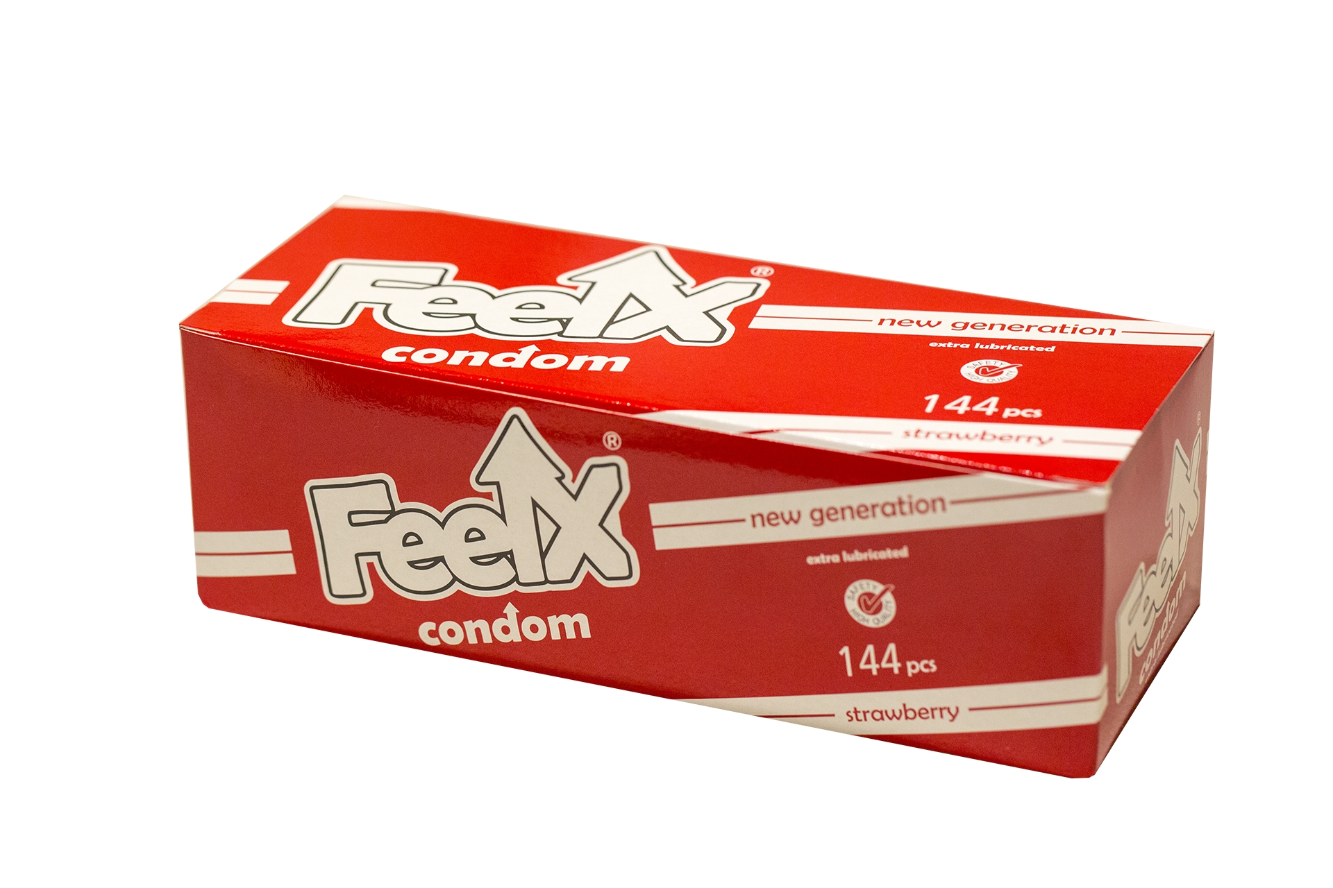 FeelX óvszer - epres (144 db) kép