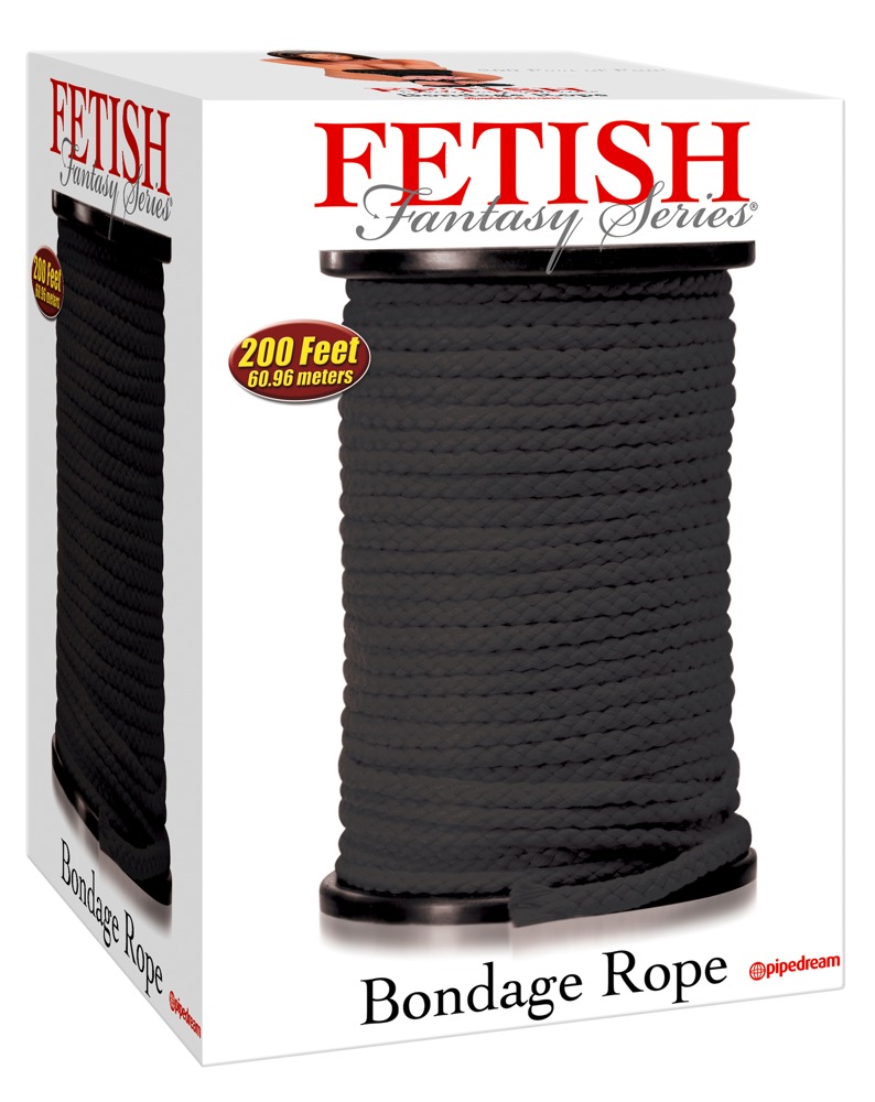 Fetish Bondage kötél - 60m (fekete) kép