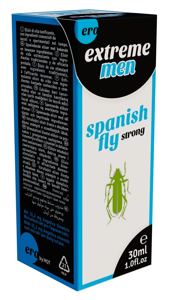 HOT Spanish fly Extreme - étrendkiegészítő csepp férfiaknak (30 ml) kép
