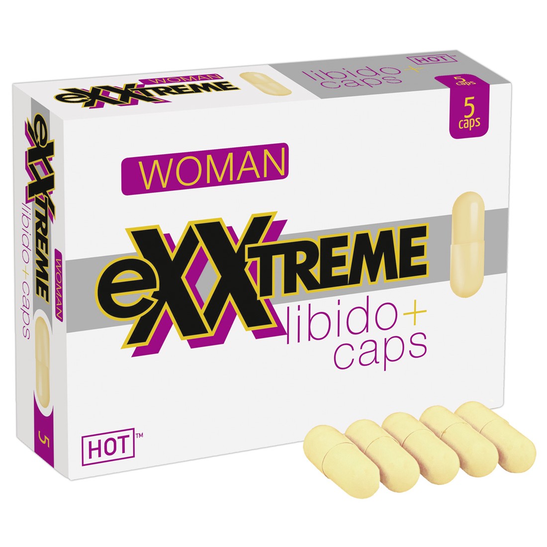 Hot exxtreme Libido étrend-kiegészítő kapszula nőknek (5 db) kép