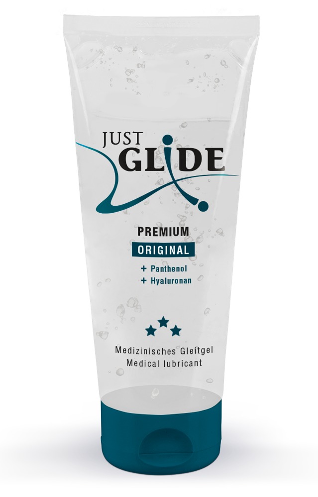 Just Glide Premium Original - vegán, vízbázisú síkosító (200 ml) kép