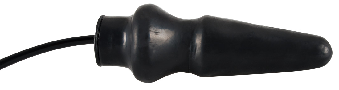 LATEX - felpumpálható análkúp (fekete) Szerelemballonok kép