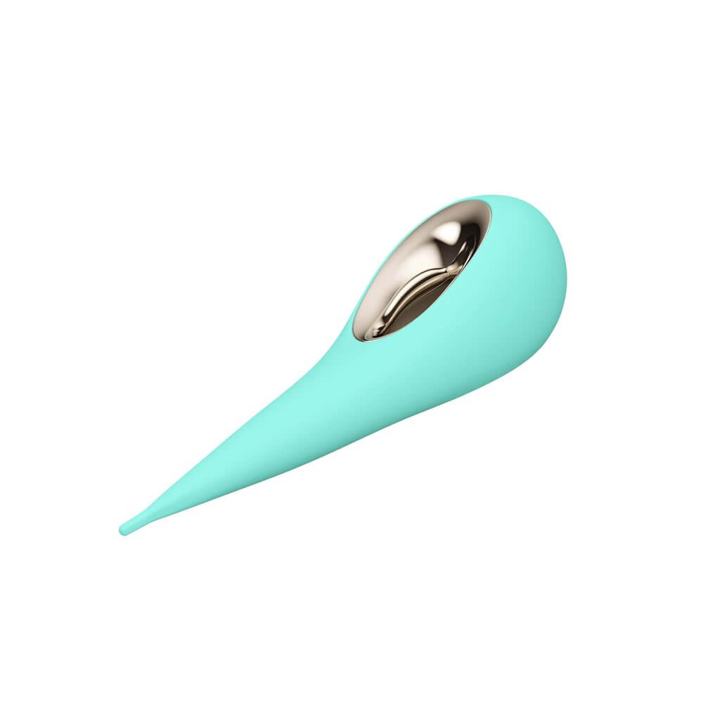 LELO Dot - akkus, extra erős csiklóvibrátor (türkiz) Klitorisz izgatók kép