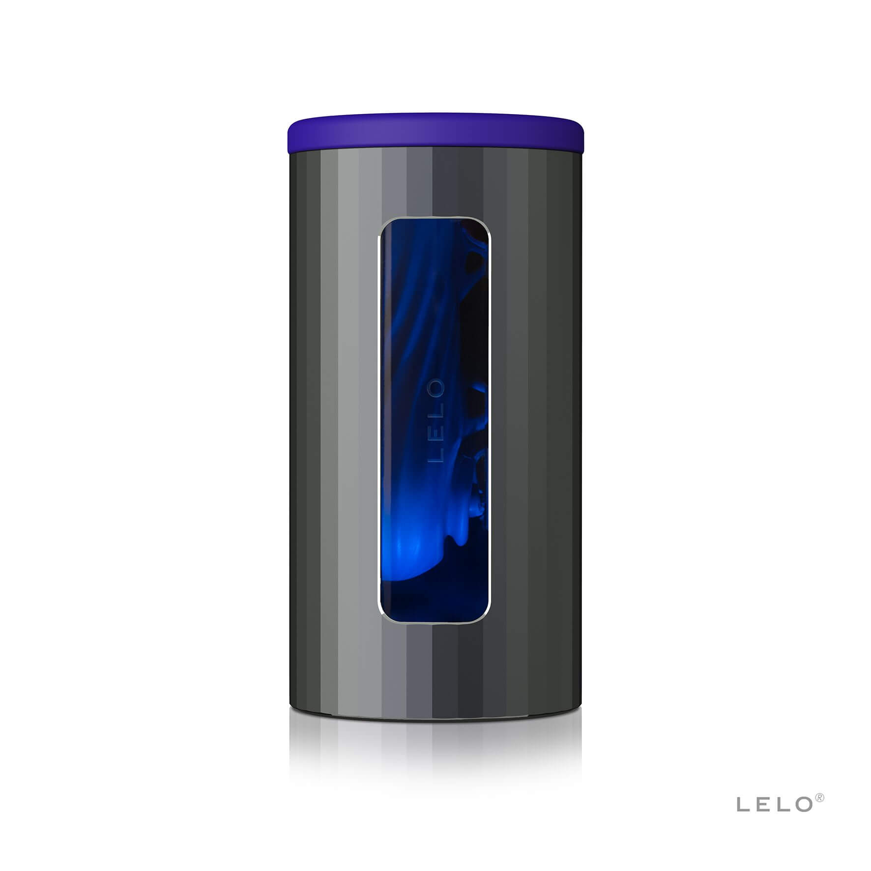 LELO F1s V2 - hanghullámos, interaktív maszturbátor (fekete-kék) kép
