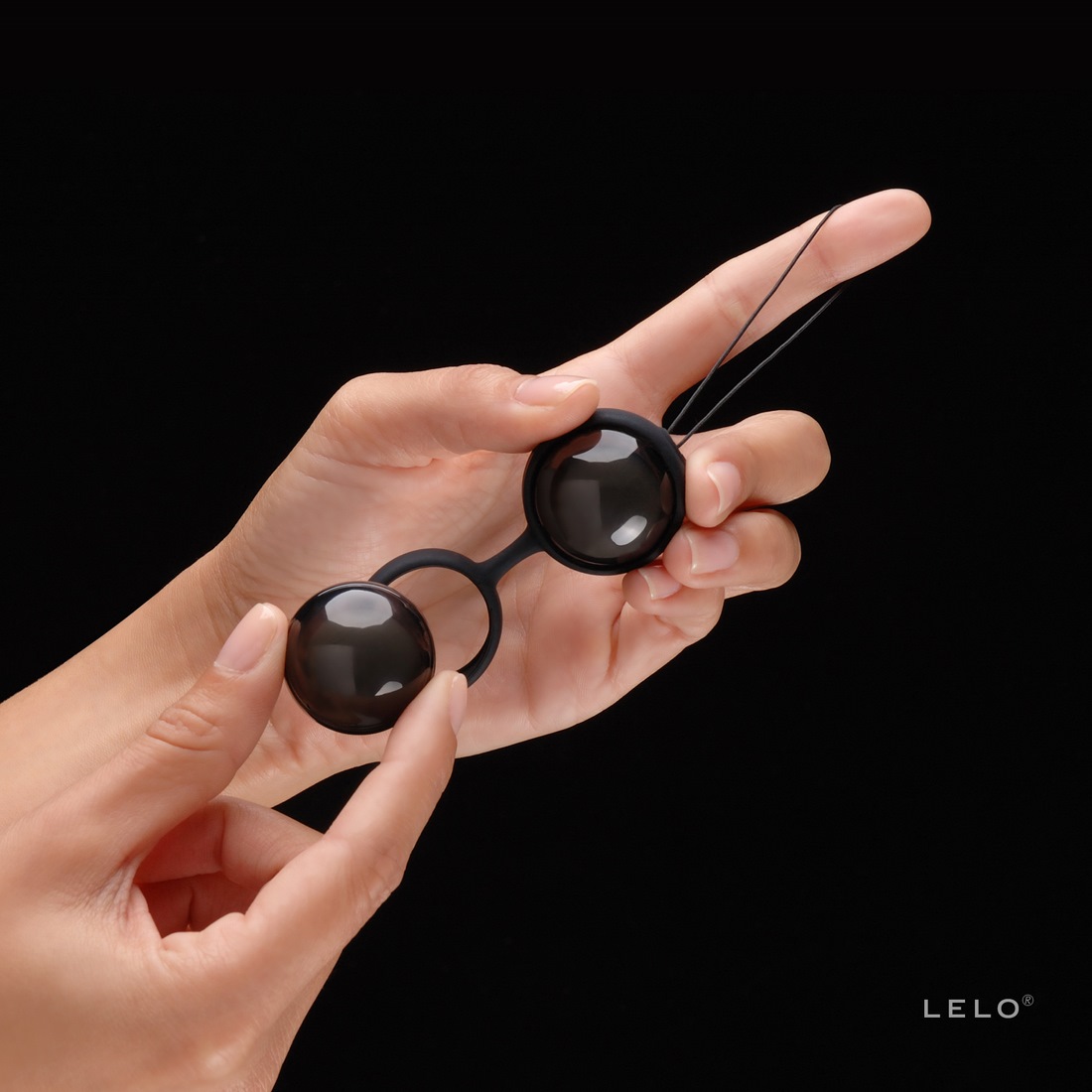 LELO Luna Noir- variálható kéjgolyók Kéjgolyók, tojás vibrátorok kép