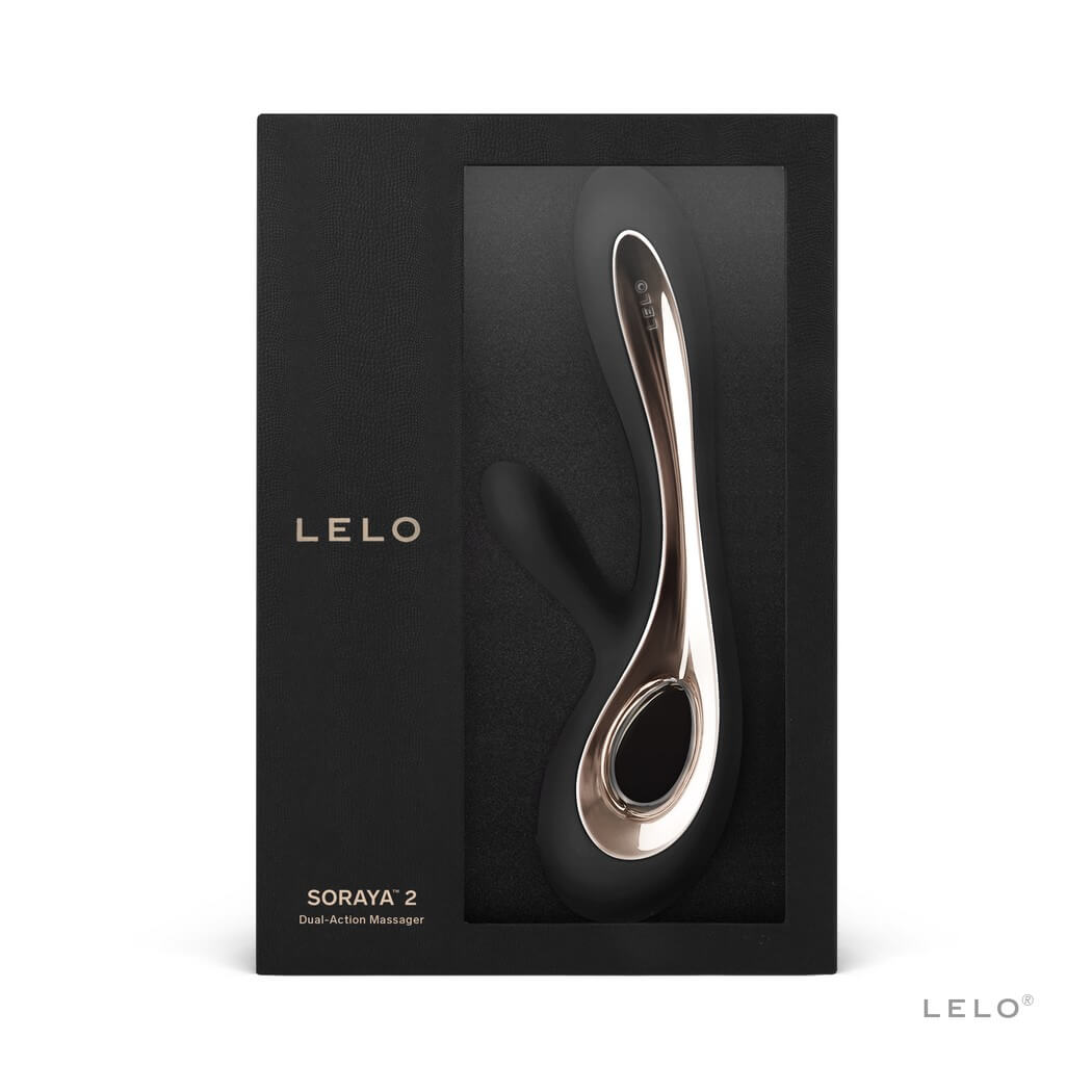 LELO Soraya 2 - akkus, vízálló, csiklókaros vibrátor (fekete) Vagina és klitorisz vibrátor kép