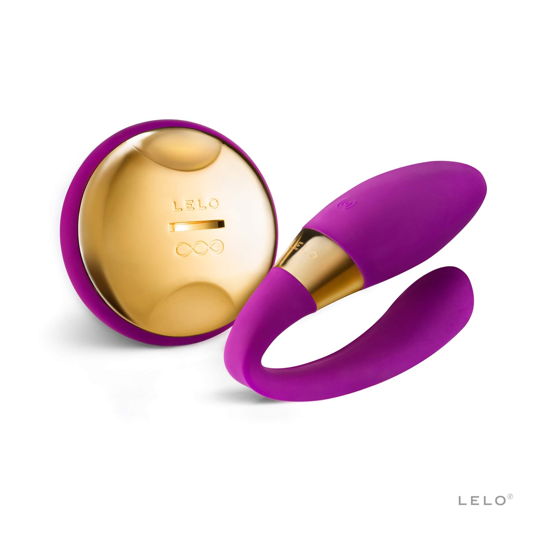 LELO Tiani 3 - akkus párvibrátor 24K arannyal (lila) kép