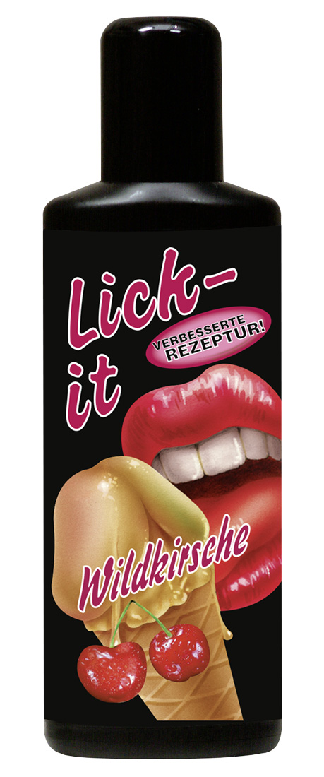 Lick-it orális síkosító - vadcseresznye - 100 ml Síkosító, masszázs olaj kép