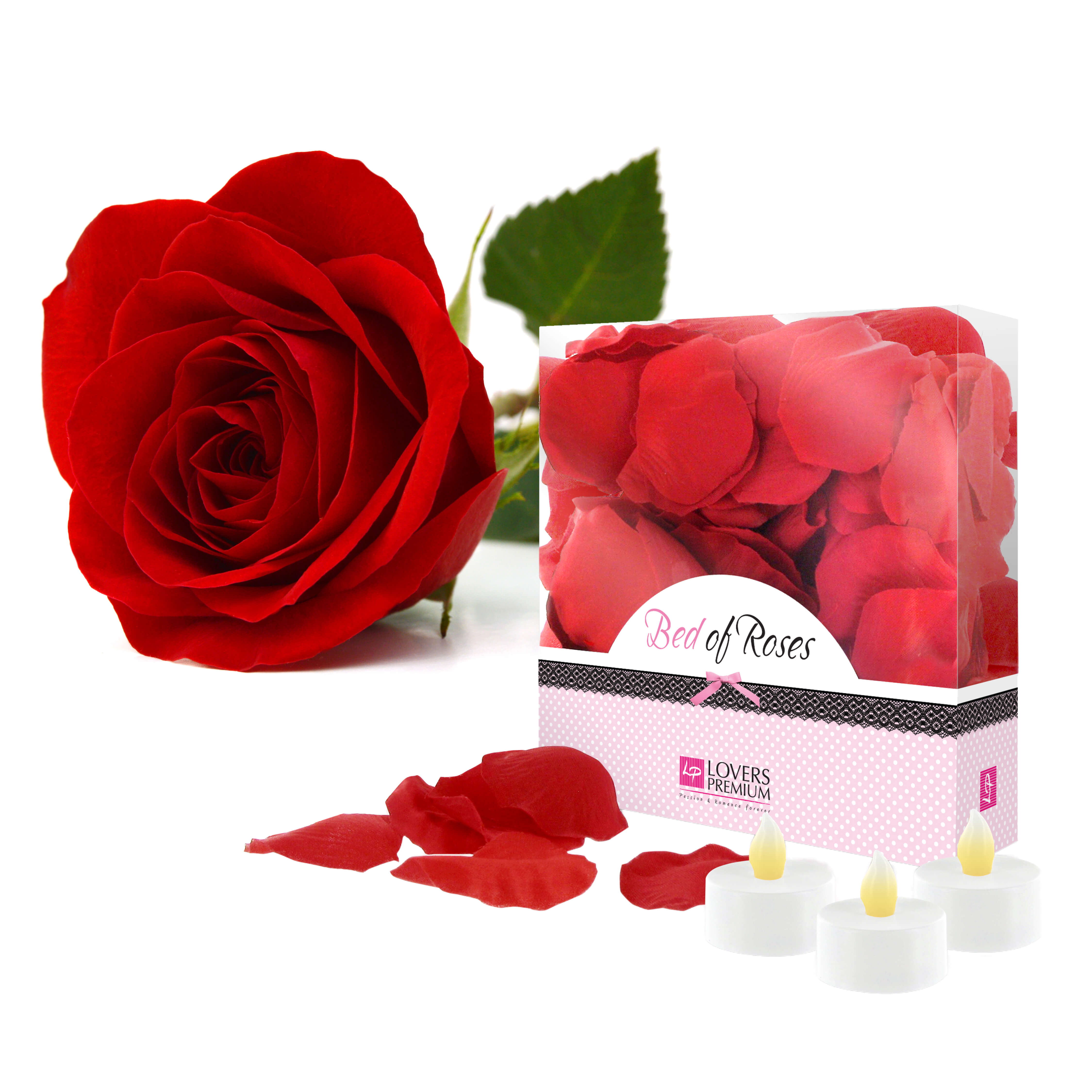 LoversPremium - rózsaszirom szett (103 részes) - piros kép