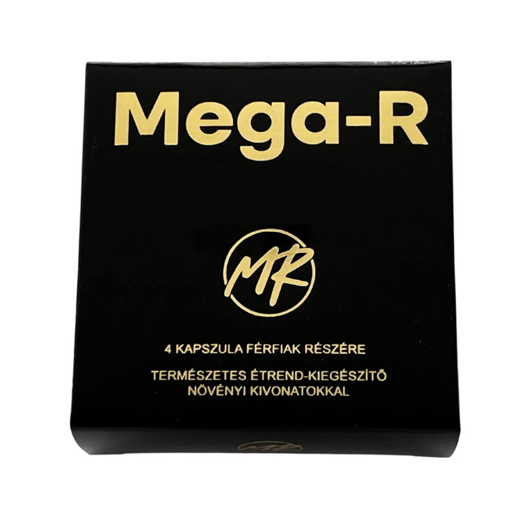 MEGA R - természetes étrend-kiegészítő kapszula férfiaknak (4 db) kép