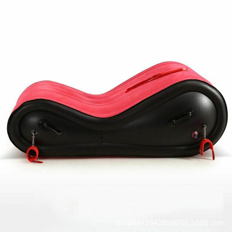 Magic Pillow - Felfújható szexágy - bilincsekkel - nagy (piros) Erotika pároknak kép