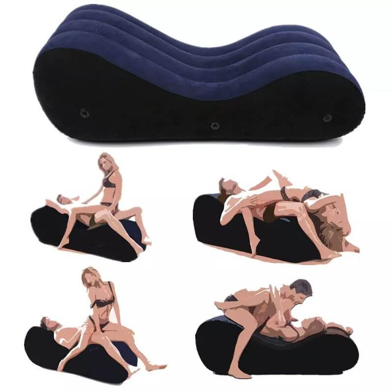 Magic Pillow - Felfújható szexágy - nagy (kék) Erotika pároknak kép