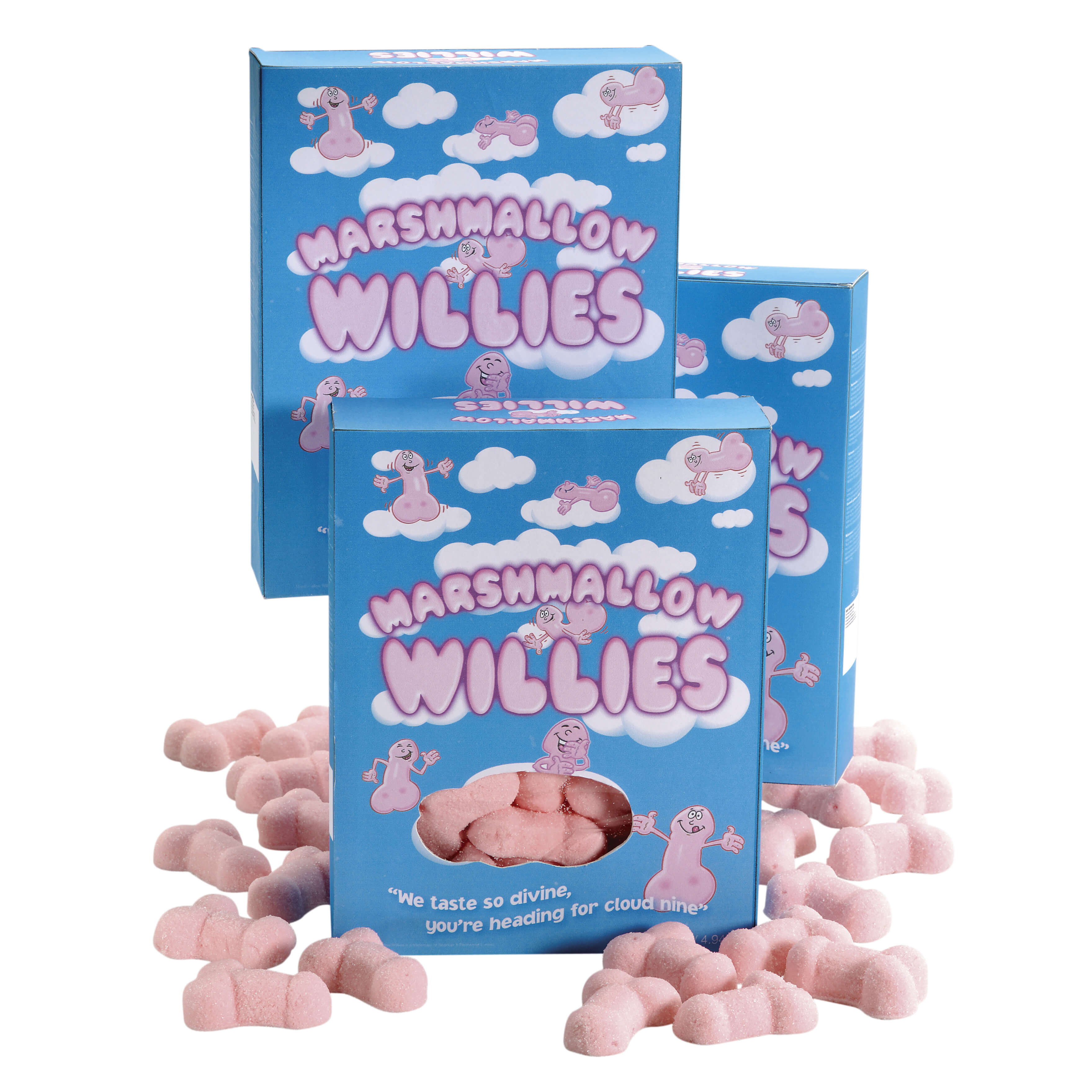 Marshmallow - pillecukor fütyi - pink (140g) kép