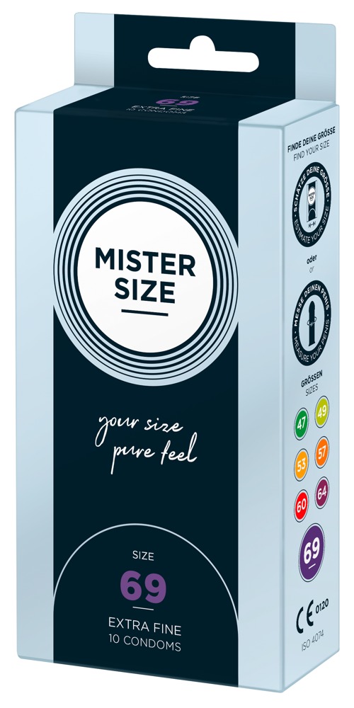 Mister Size vékony óvszer - 69mm (10 db) kép
