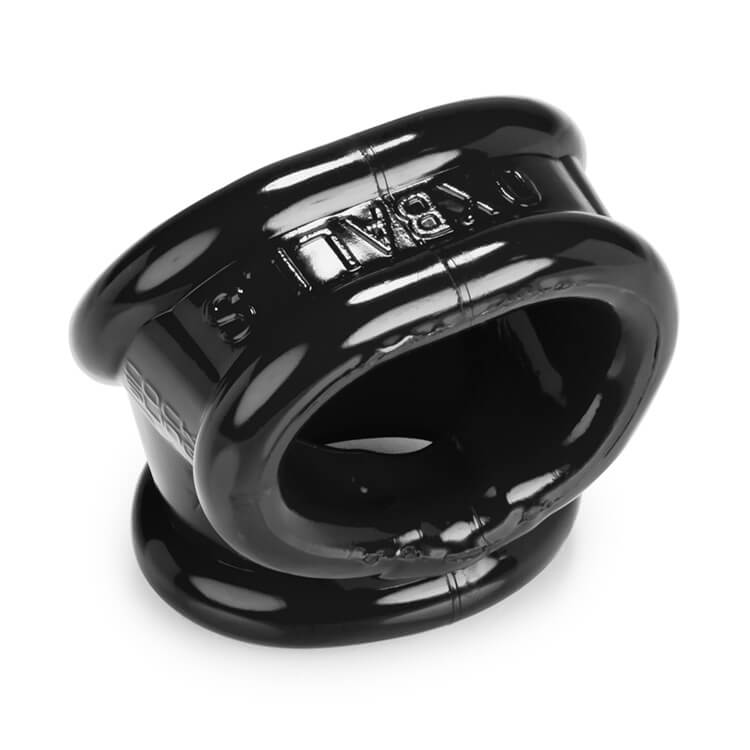 OXBALLS Cocksling 2 - péniszgyűrű és herenyújtó-gyűrű (fekete) kép