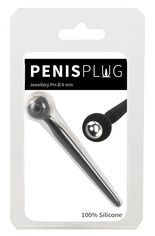 Penisplug Jewellery Pin - szilikon húgycsőtágító ékszer (0,5-0,8 cm) kép