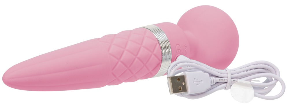 Pillow Talk Sultry - melegítős, dupla motoros masszírozó vibrátor (pink) Vibrátorok (rezgő vibrátor) kép