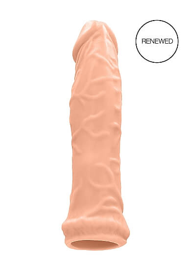 RealRock Penis Sleeve 6 - péniszköpeny (17 cm) - natúr kép