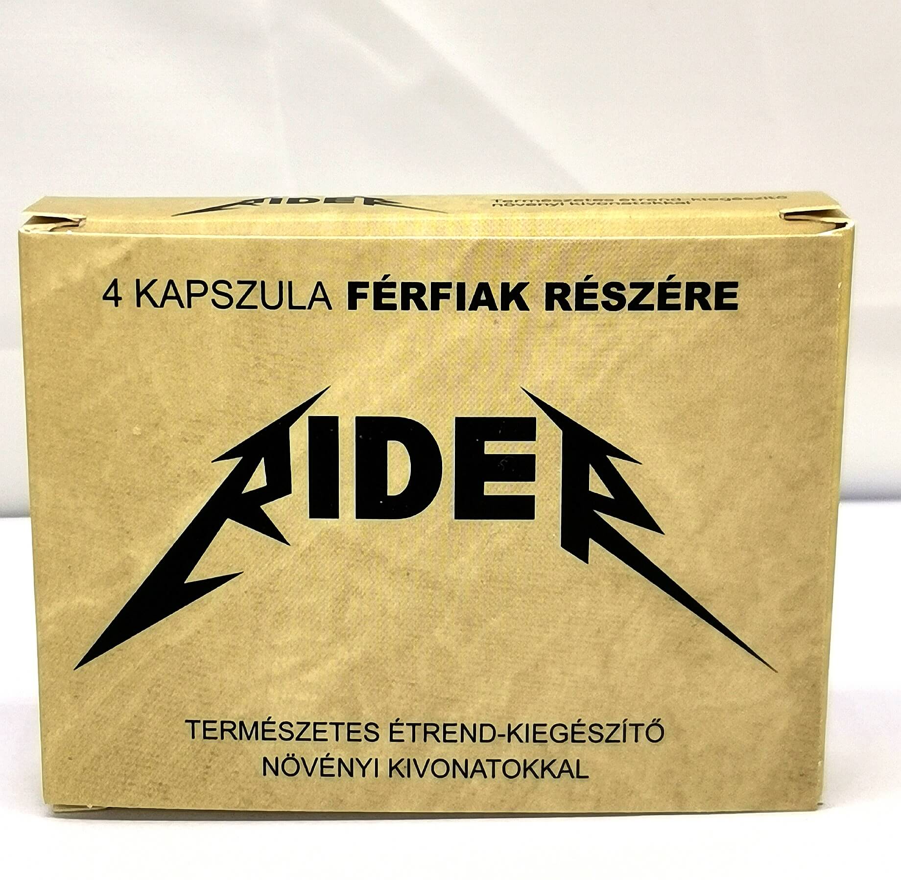 Rider - természetes étrend-kiegészítő férfiaknak (4 db) kép