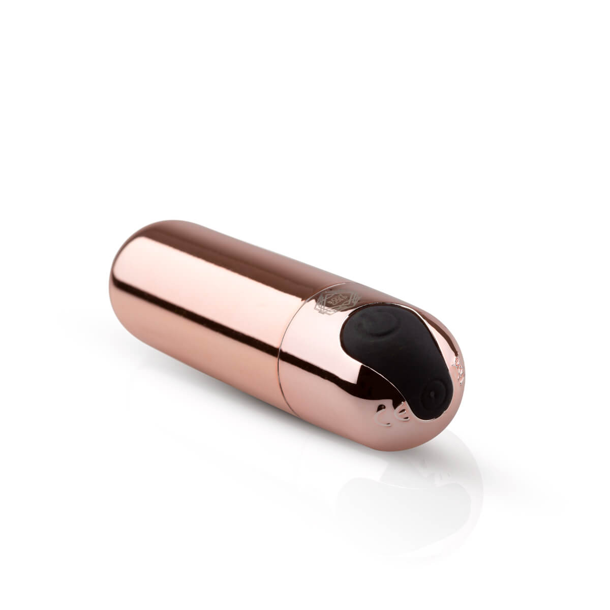 Rosy Gold Bullet - akkus, mini rúdvibrátor (rosegold) Mini vibrátor (rezgő) kép