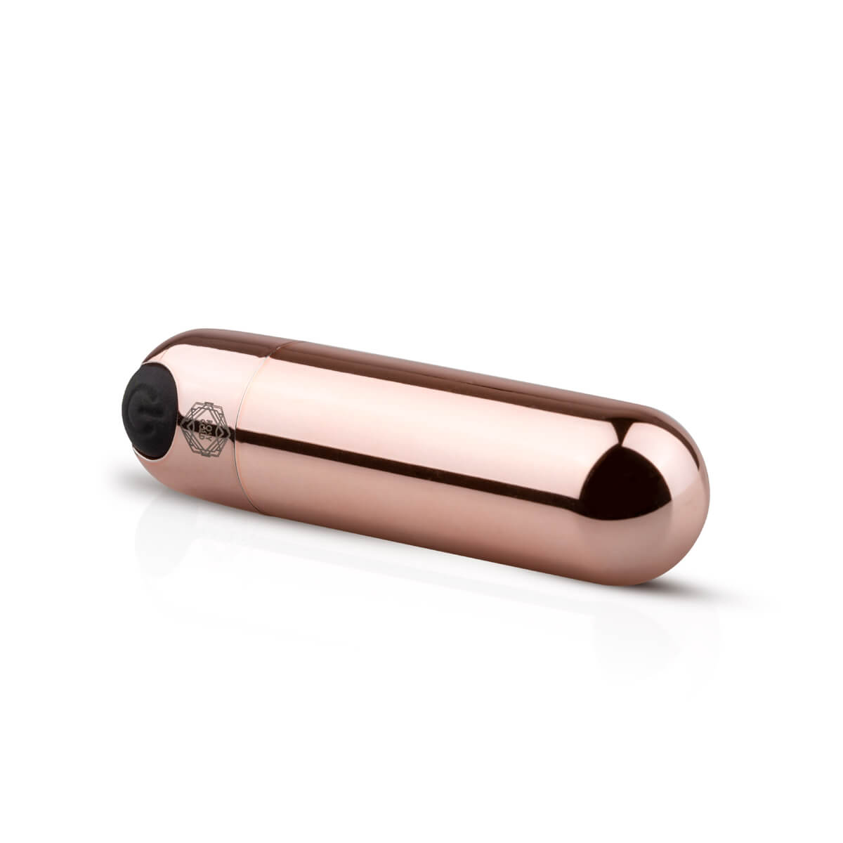 Rosy Gold Bullet - akkus, mini rúdvibrátor (rosegold) Mini vibrátor (rezgő) kép