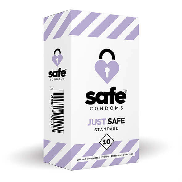 SAFE Just Safe - standard, vaníliás óvszer (10 db) kép
