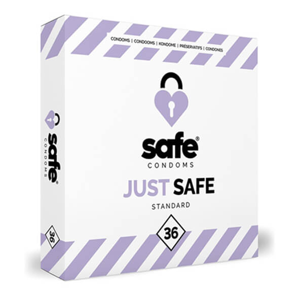 SAFE Just Safe - standard, vaníliás óvszer (36 db) kép