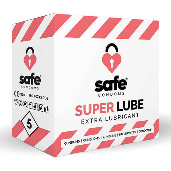 SAFE Super Lube - extra síkos óvszer (5 db) kép