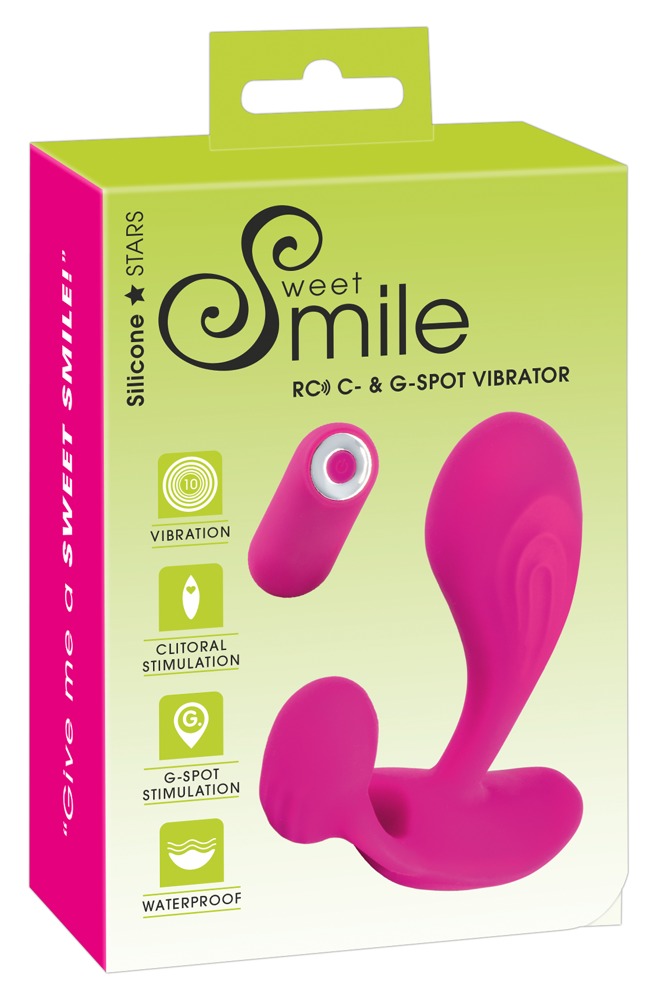 SMILE RC - akkus, rádiós G-pont vibrátor (pink) kép