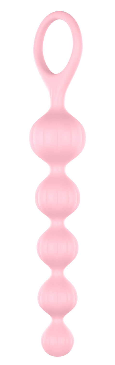 Satisfyer Beads - gyöngyös anál dildó szett - színes (2 részes) kép