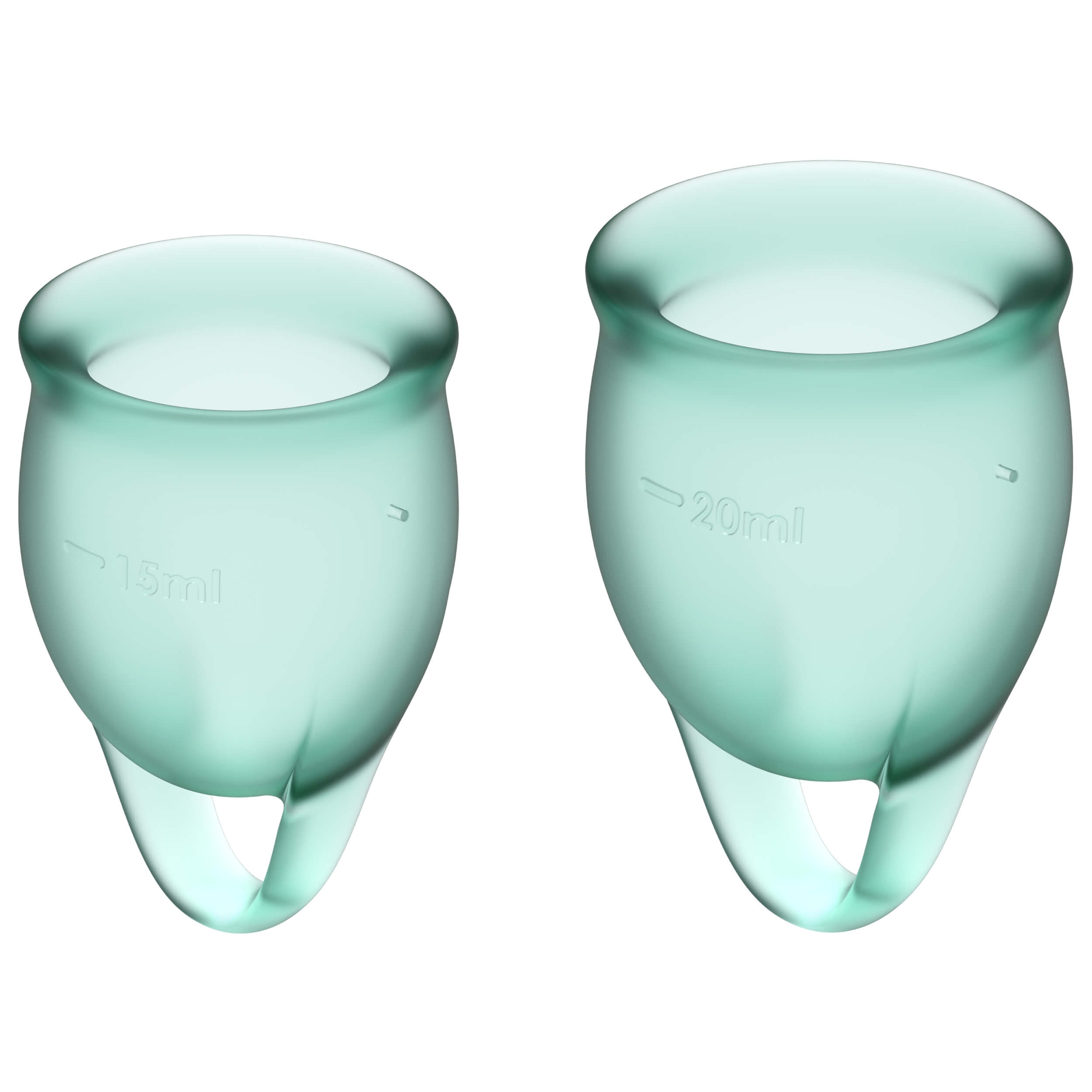 Satisfyer Cup - menstruációs kehely szett (zöld) - 2 db kép