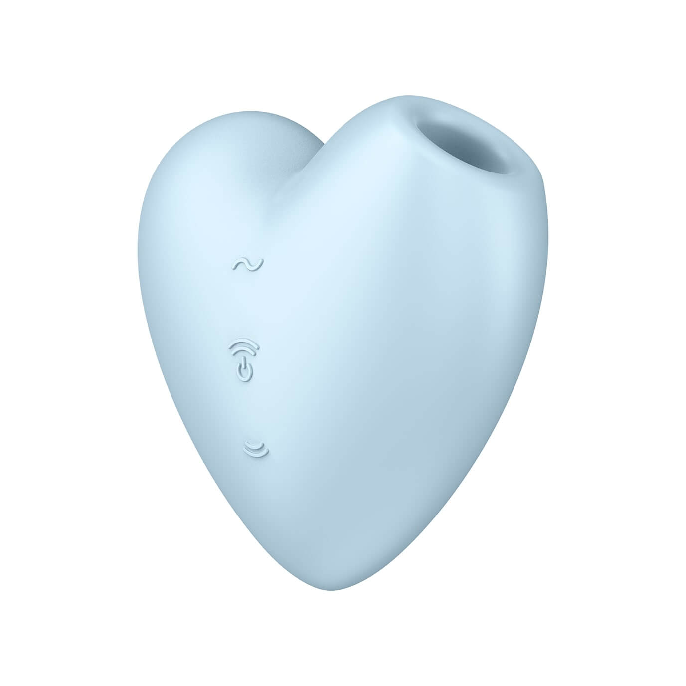 Satisfyer Cutie Heart - akkus, léghullámos csikló vibrátor (kék) kép