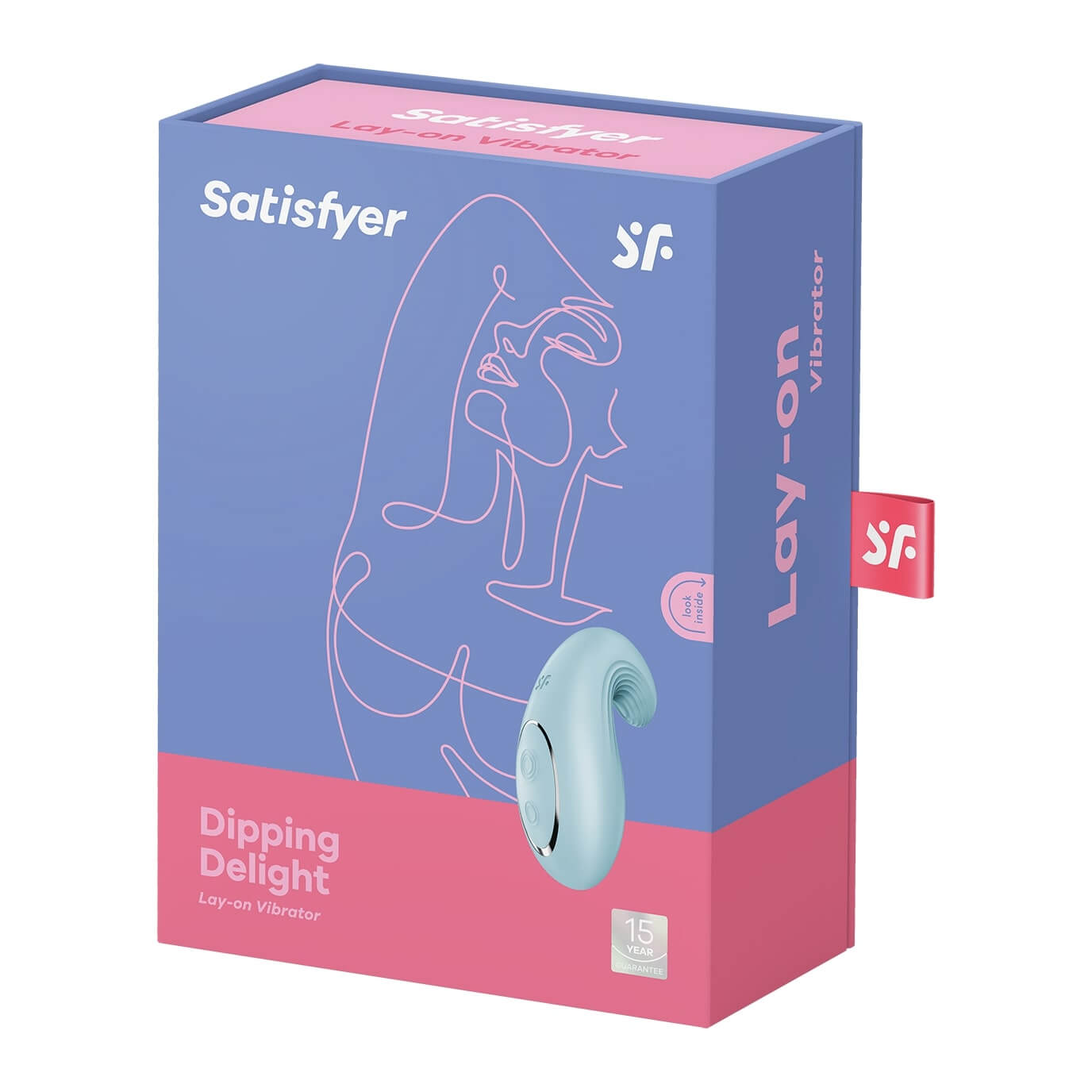 Satisfyer Dipping Delight - akkus csiklóvibrátor (kék) Klitorisz izgatók kép