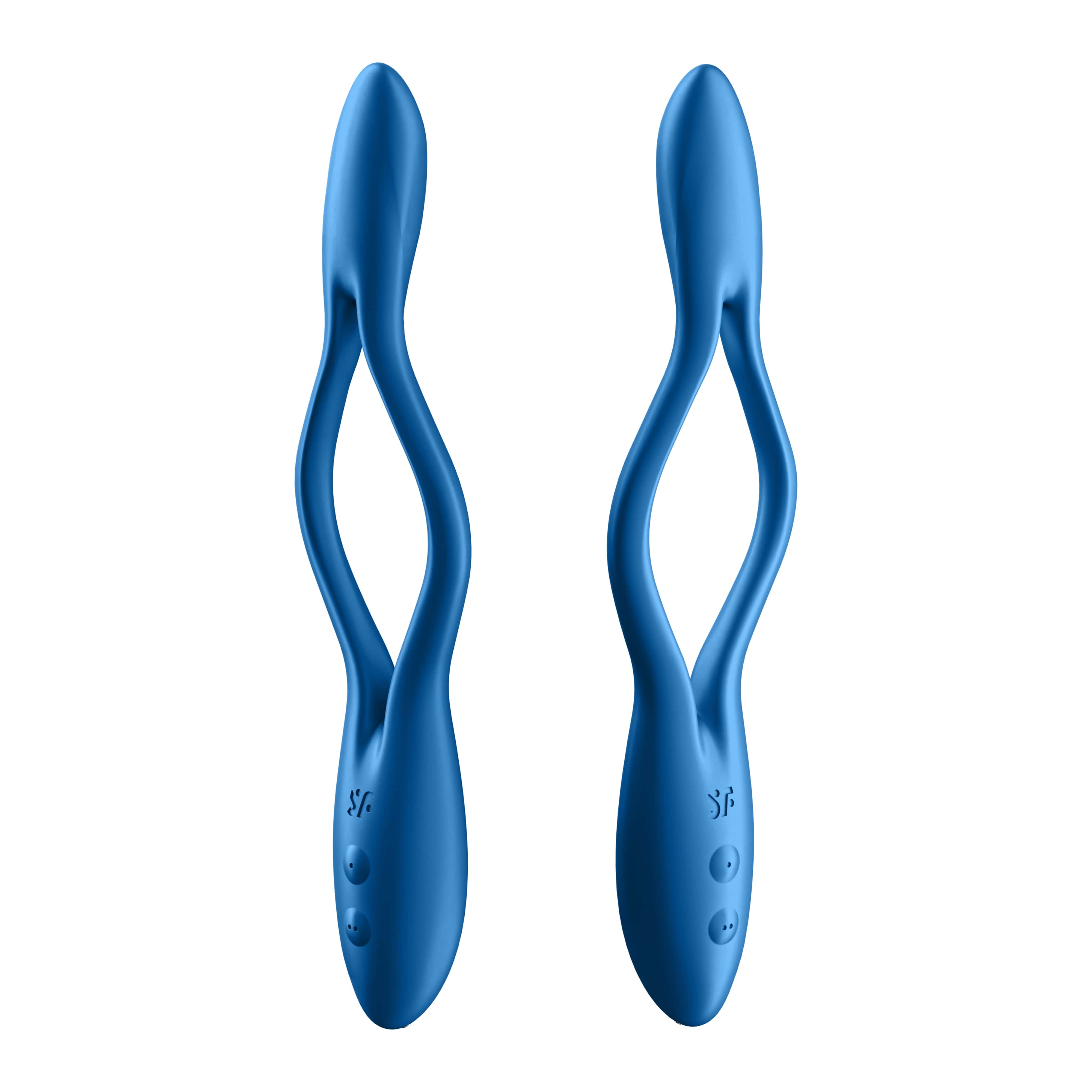 Satisfyer Elastic Game - akkus, flexibilis párvibrátor (kék) Vibrátorok (rezgő vibrátor) kép