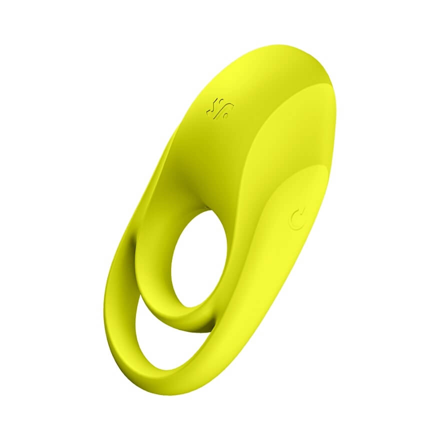 Satisfyer Spectacular - akkus, vízálló péniszgyűrű (sárga) kép