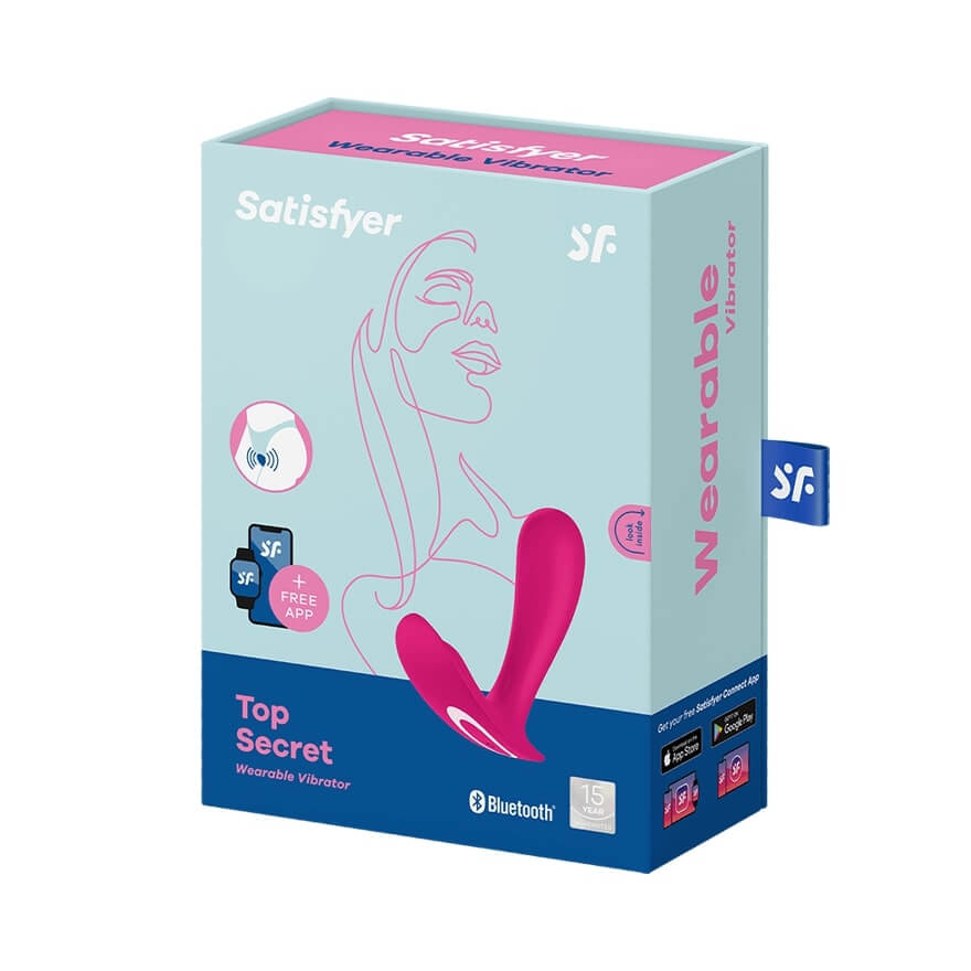 Satisfyer Top Secret - akkus, okos 2 motoros vibrátor (pink) Vibrátorok (rezgő vibrátor) kép