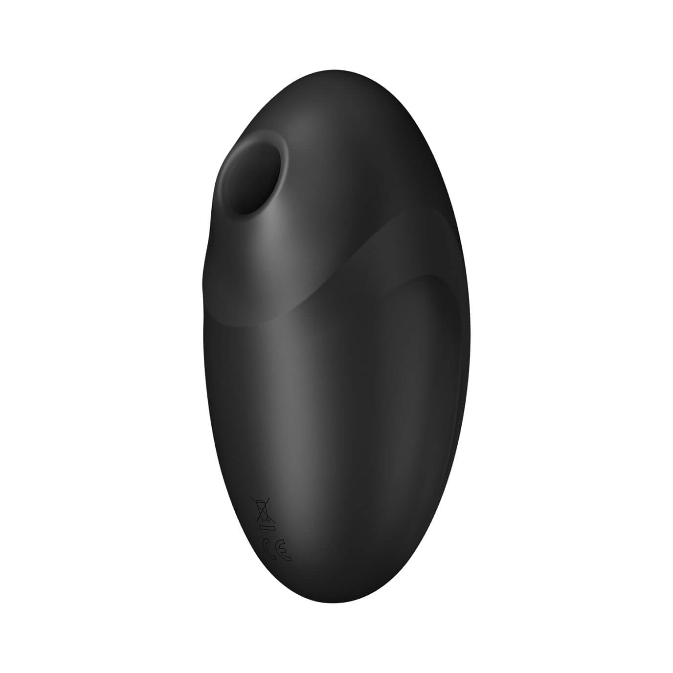 Satisfyer Vulva Lover 3 - akkus, léghullámos csiklóizgató vibrátor (fekete) kép