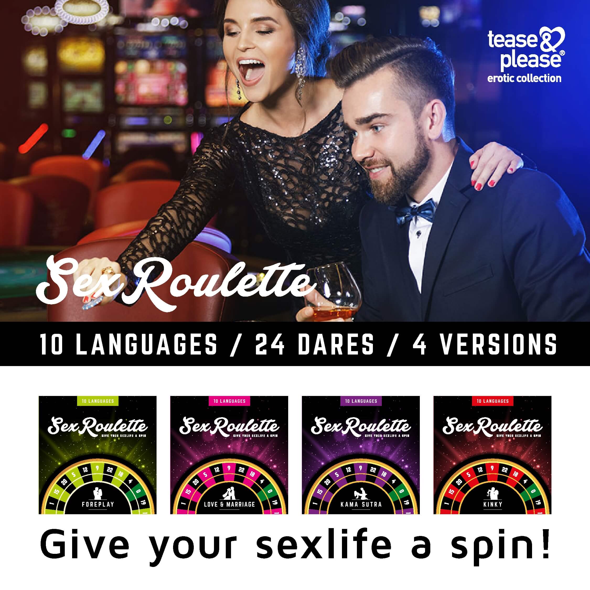 Sex Roulette Foreplay - szex társasjáték (10 nyelven) Erotika pároknak kép
