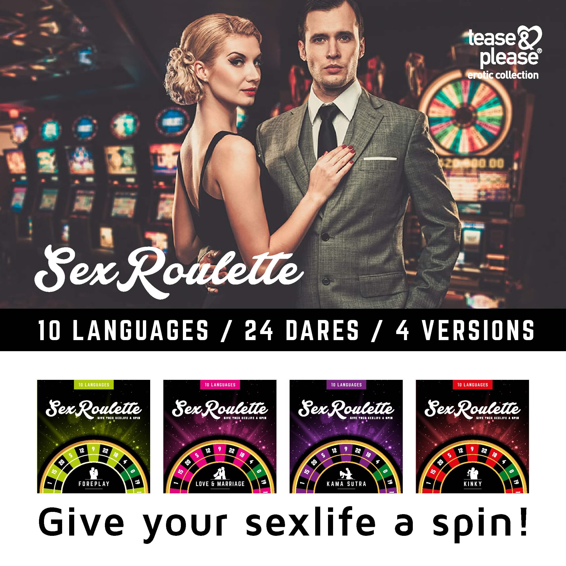Sex Roulette Kama Sutra - szex társasjáték (10 nyelven) Erotika pároknak kép